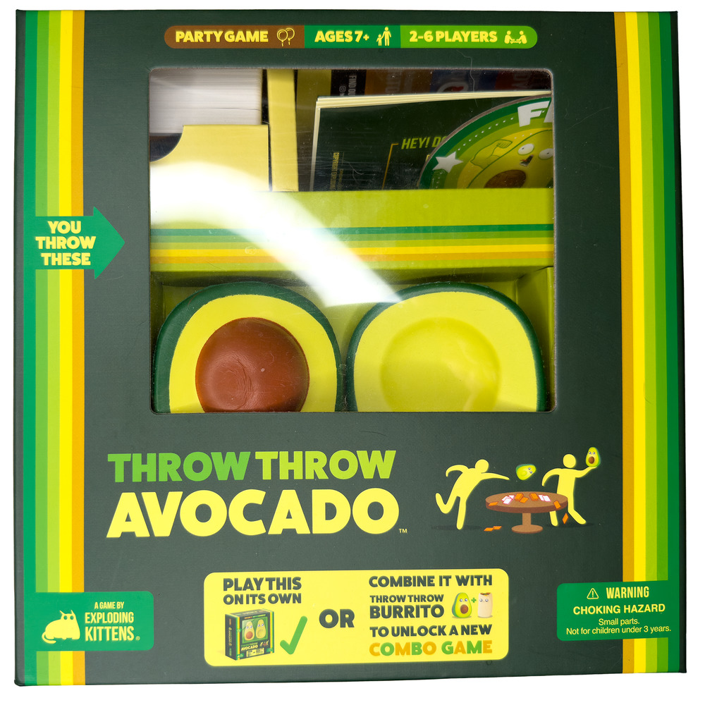 Throw Throw Avocado Family/Party Game / Complete, Exc Condition
